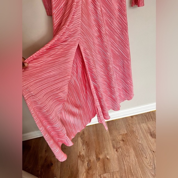 NWOT Rotate Birger Christensen Number 7 Pleat Dress In Bridal Rose Size Small - Picture 7 of 10